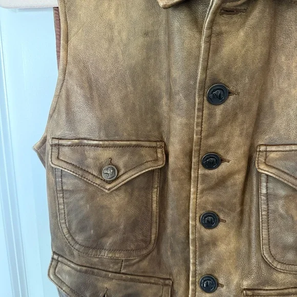 Ralph Lauren Women’s Leather Vest - Picture 7 of 10